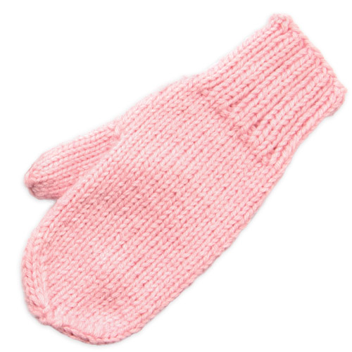 knitted mitten