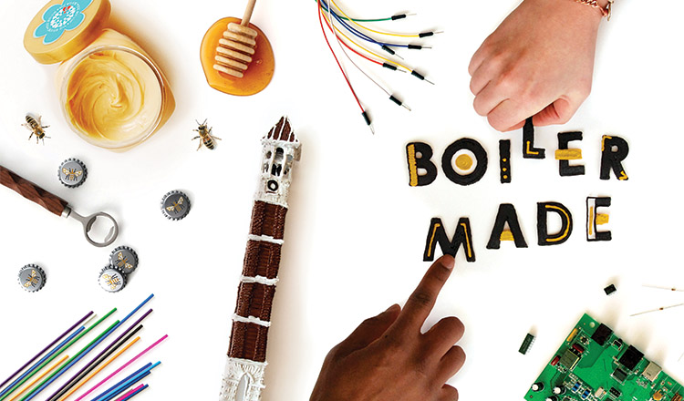 Various components used to create products made by Boilermakers