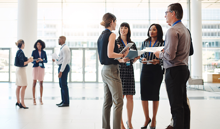 business professionals networking