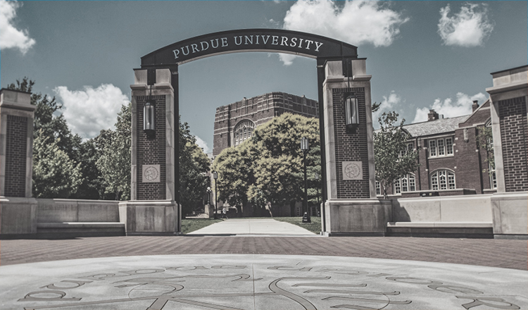 Purdue's gateway arch